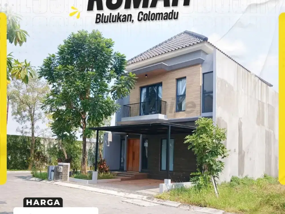 Rumah Cluster Modern 2 Lantai 4kamar – Siap Huni di Blulukan, Colomadu Karanganyar
