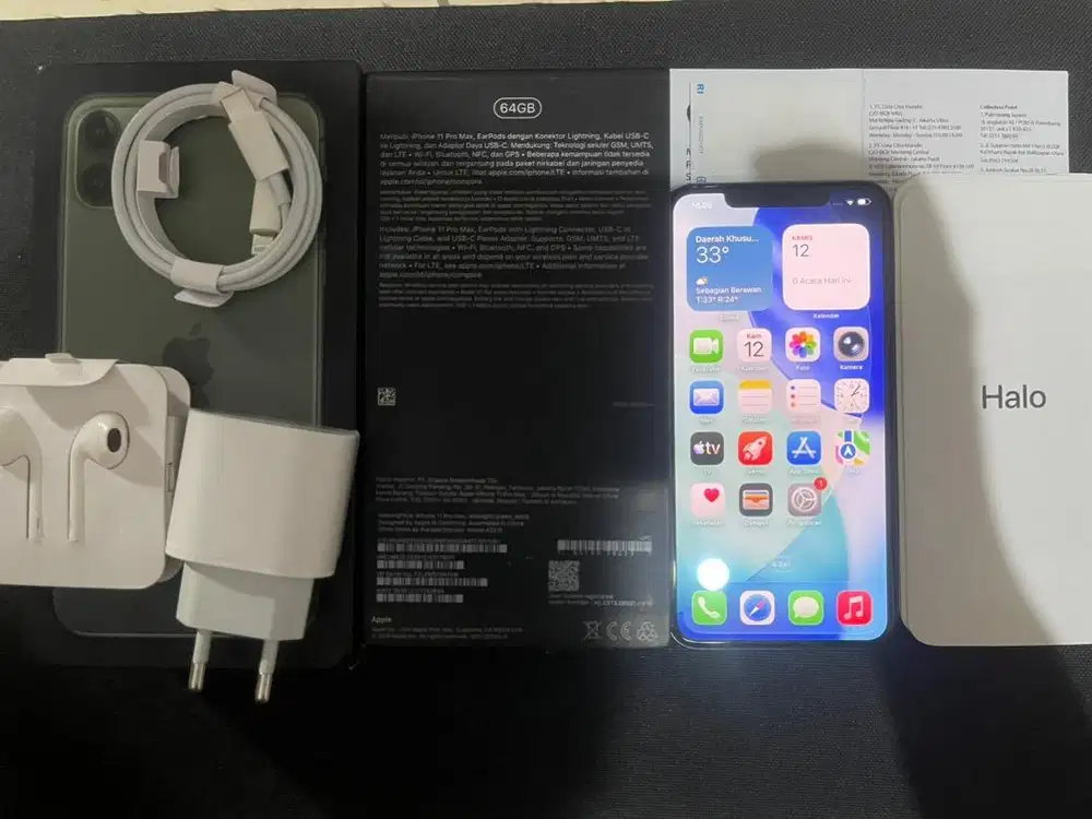 Iphone 11 pro max 64gb ibox second