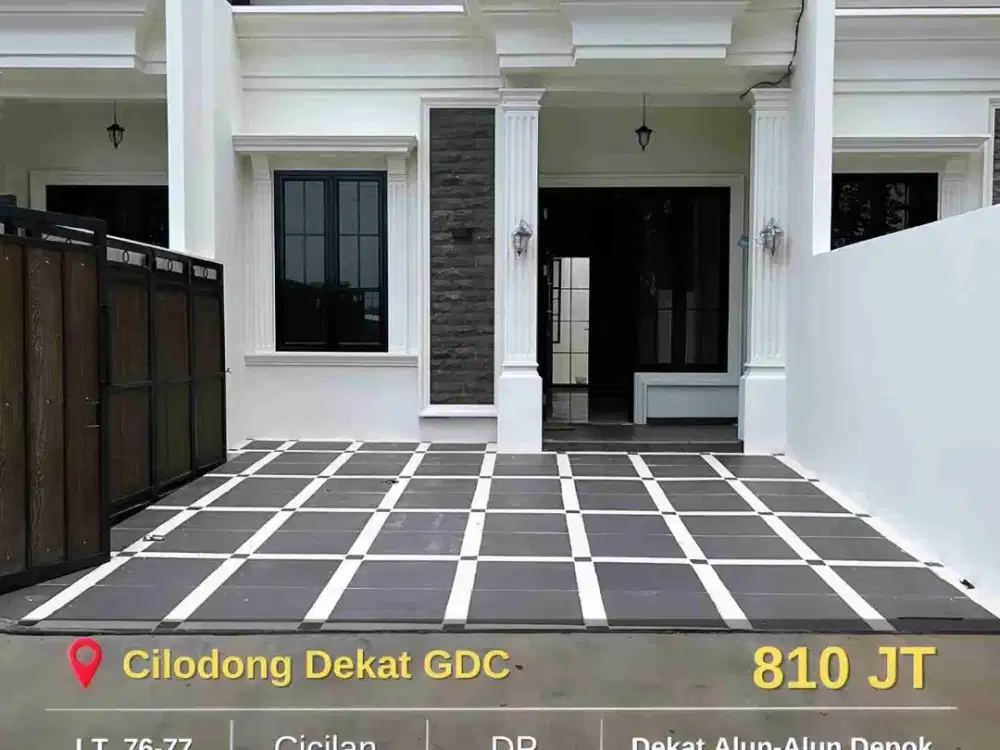 Rumah Klasik Siap Huni di Cilodong Depok