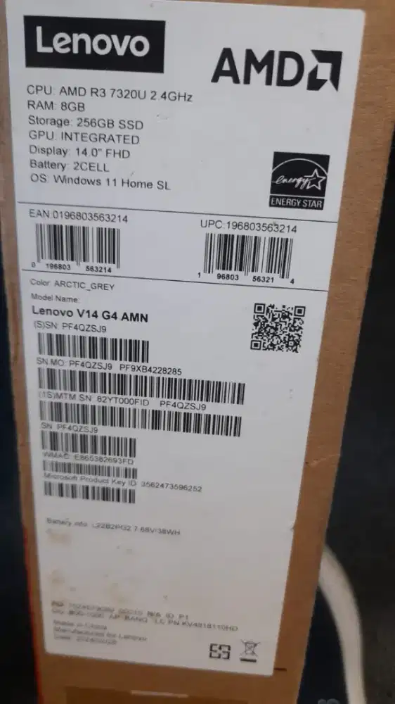 Lenovo V14 G4 AMN R3 7320U