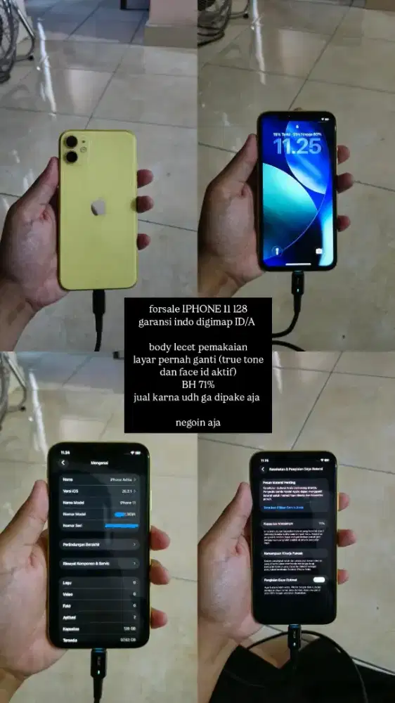 JUAL CEPET IPHONE 11 128 RESMI