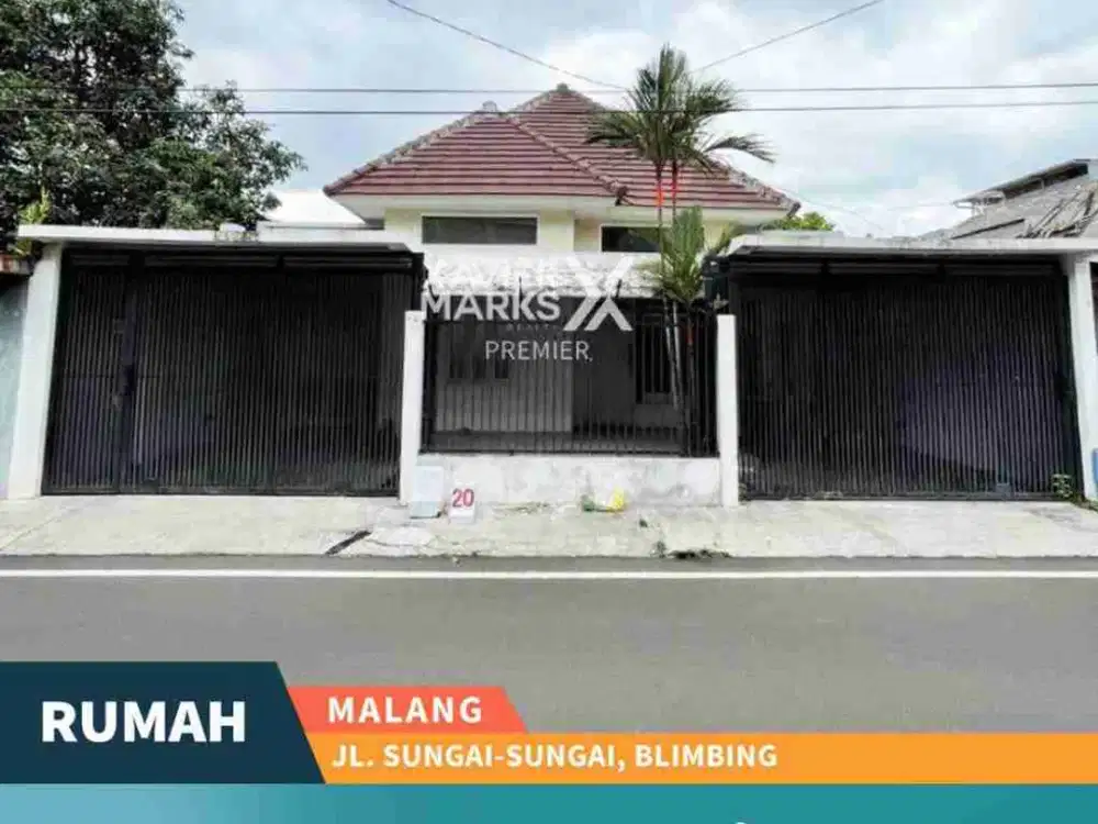 Dijual Rumah Bagus Terawat di Jalan Sungai2, Area Ciliwung Malang