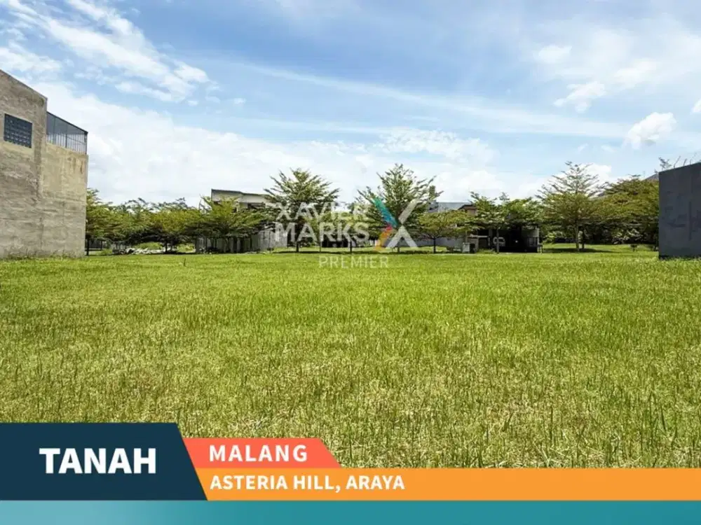 Dijual Tanah Kavling di Cluster Asteria Hill Araya Malang Dekat Binus