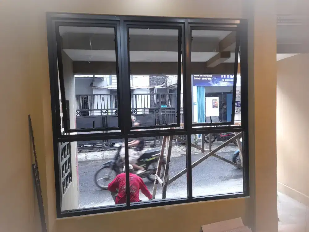 Jual pintu jendela aluminium untuk rumah,kantor dan ruko bisa custom