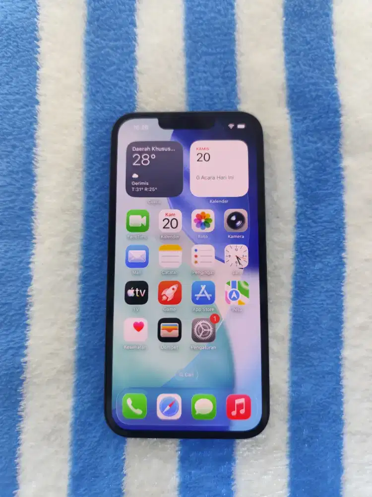 Hp Second IPhone 13 128GB X Resmi I Box Batre Helt 87%