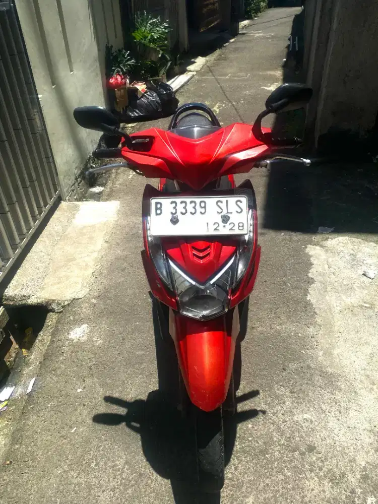 Honda Beat 2013 Injeksi Warna Merah