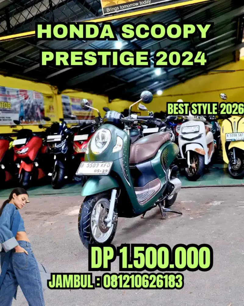 HONDA SCOOPY PRESTIGE 2024 MULUS