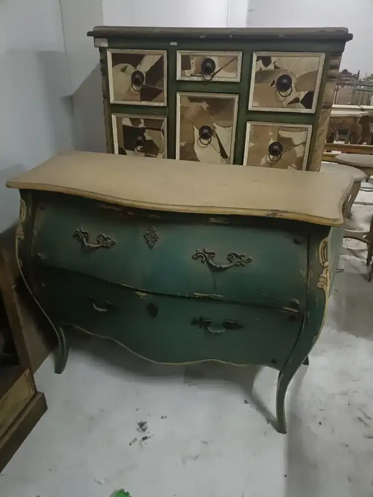 Lemari nakas konsul almari kayu jati solid