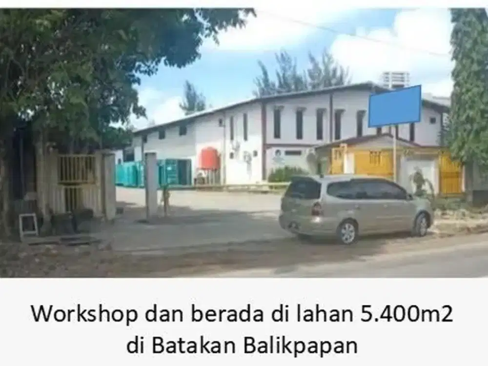 Dijual Tanah Bonus Workshop Siap Pakai  Di Batakan Balikpapan Kalimantan Timur