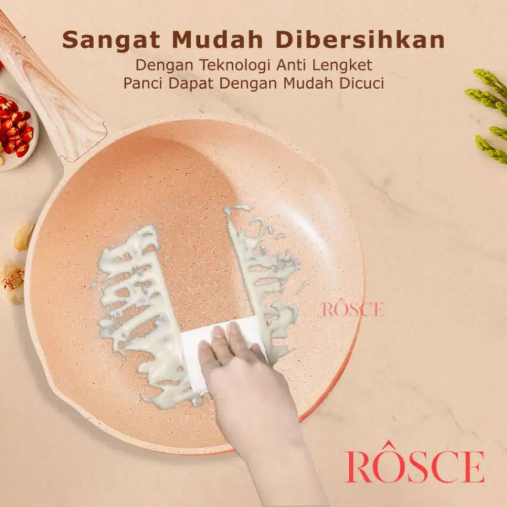 ROSCE WOK PAN JUMBO 30CM Panci kuali masak besar WOKPAN DC