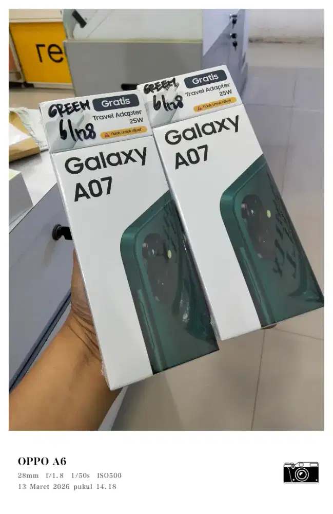 New Samsung A07 6/128GB (Resmi)