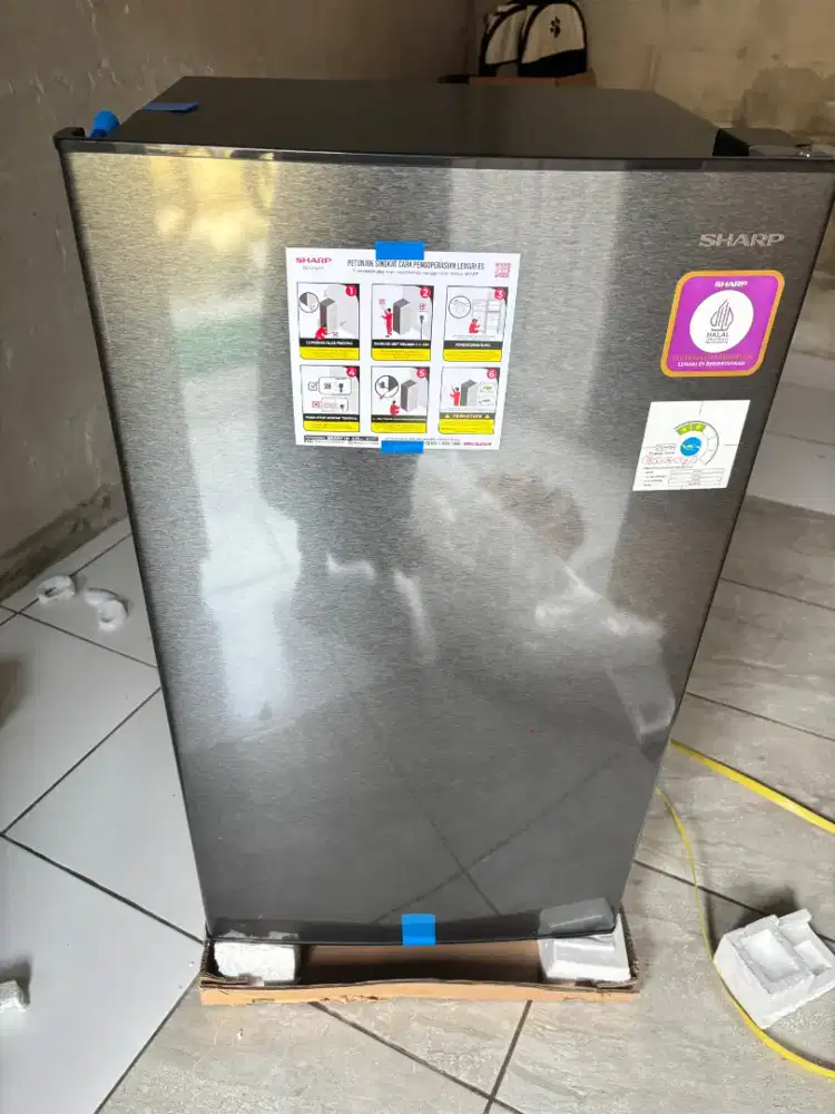 Kulkas Sharp 1pintu new bisa tt bisa cod