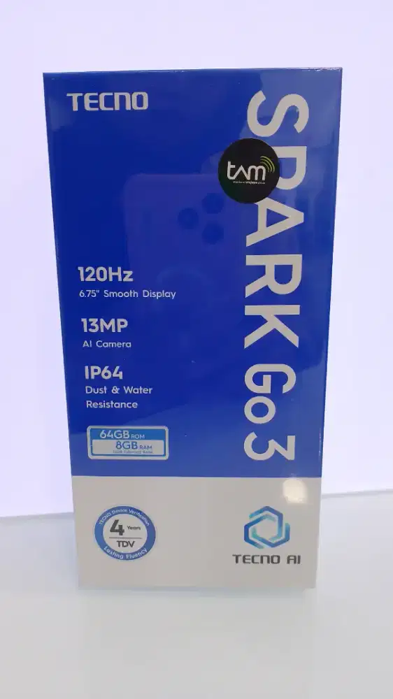 Tecno Spark go 3 4/64GB Garansi resmi 1 tahun bisa COD/Cicilan