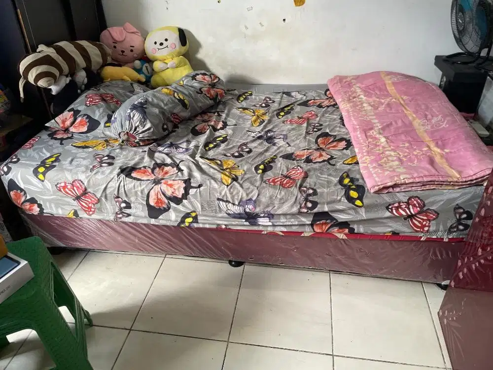EDISI PINDAHAN - Springbed + Divan Ukuran Single