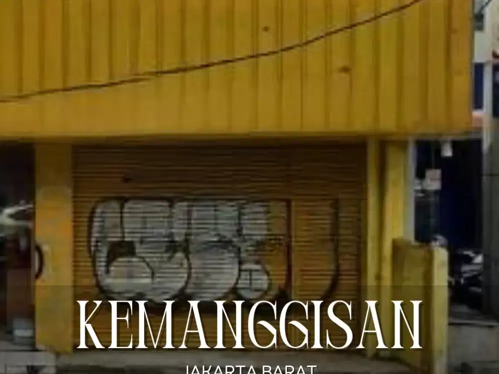 Disewakan Murah Ruko 1 Lantai Lokasi Strategis di Kemanggisan Jakarta barat