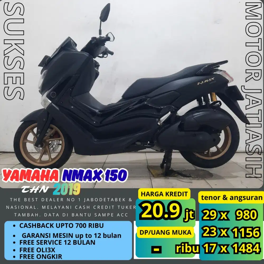 PROMO (SUKSES MOTOR)PASTI ACC ANGSURAN TERMURAH DP YAMAHA NMAX150 2019
