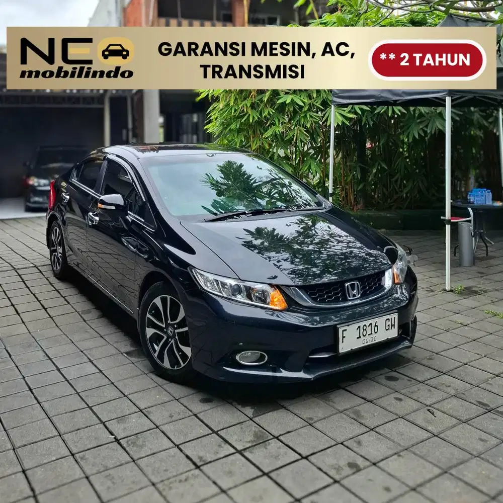 [ Garansi Mesin Matic ] HONDA CIVIC 1.8 FB BENSIN AT 2015 HITAM