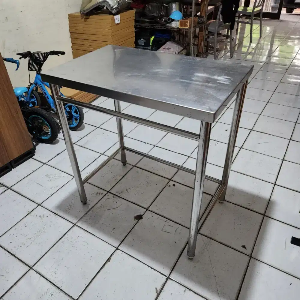 Meja Stainless 80x50/Meja Prepare/Meja Dapur MS3