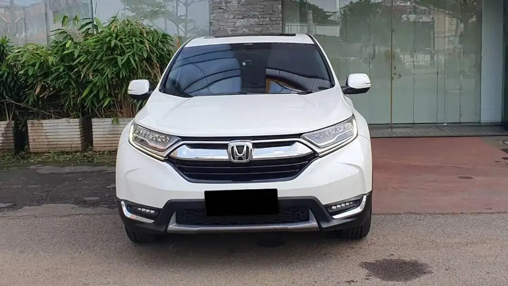 Honda CR-V CRV 1.5 Turbo Prestige Panoramic 2017 putih Low km