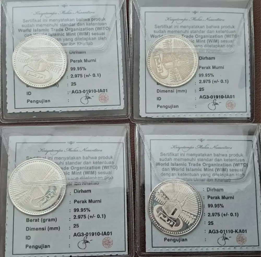 PERAK MURNI (1 DIRHAM)