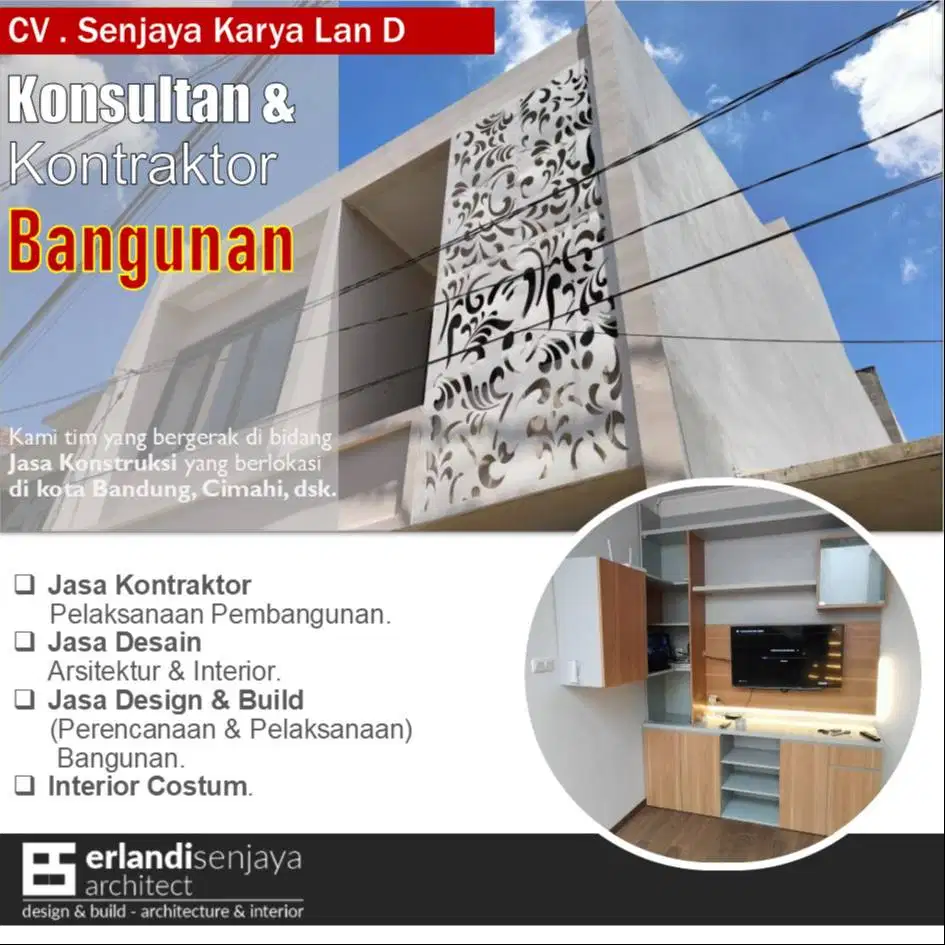 Jasa Kontraktor/ Arsitek & Interior/ Renovasi/ Tukang/ Kitchen Set