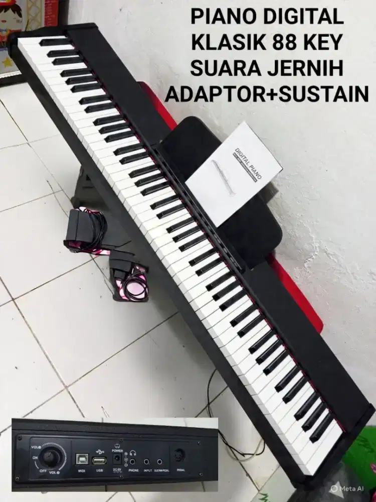 keyboard kibor Piano digital 88 tuts benston suara jernih siap konser