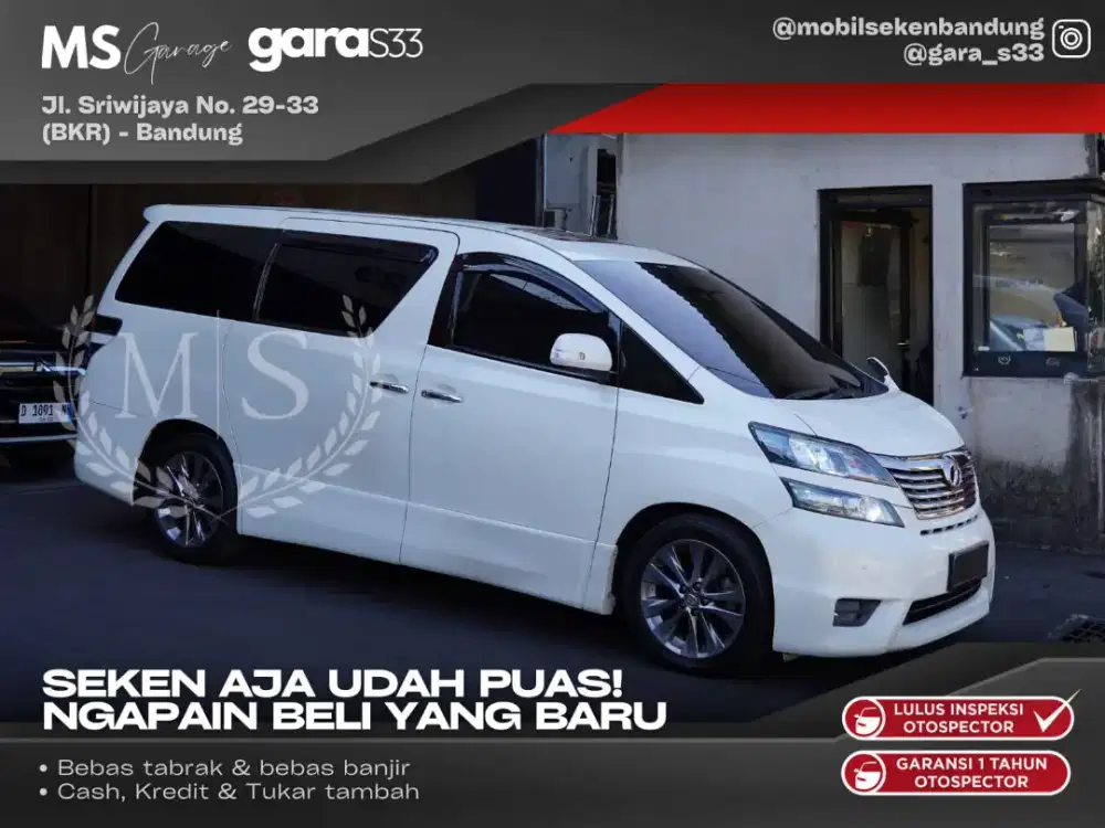 Toyota Vellfire Z 2011/2012 (D) Full Audio