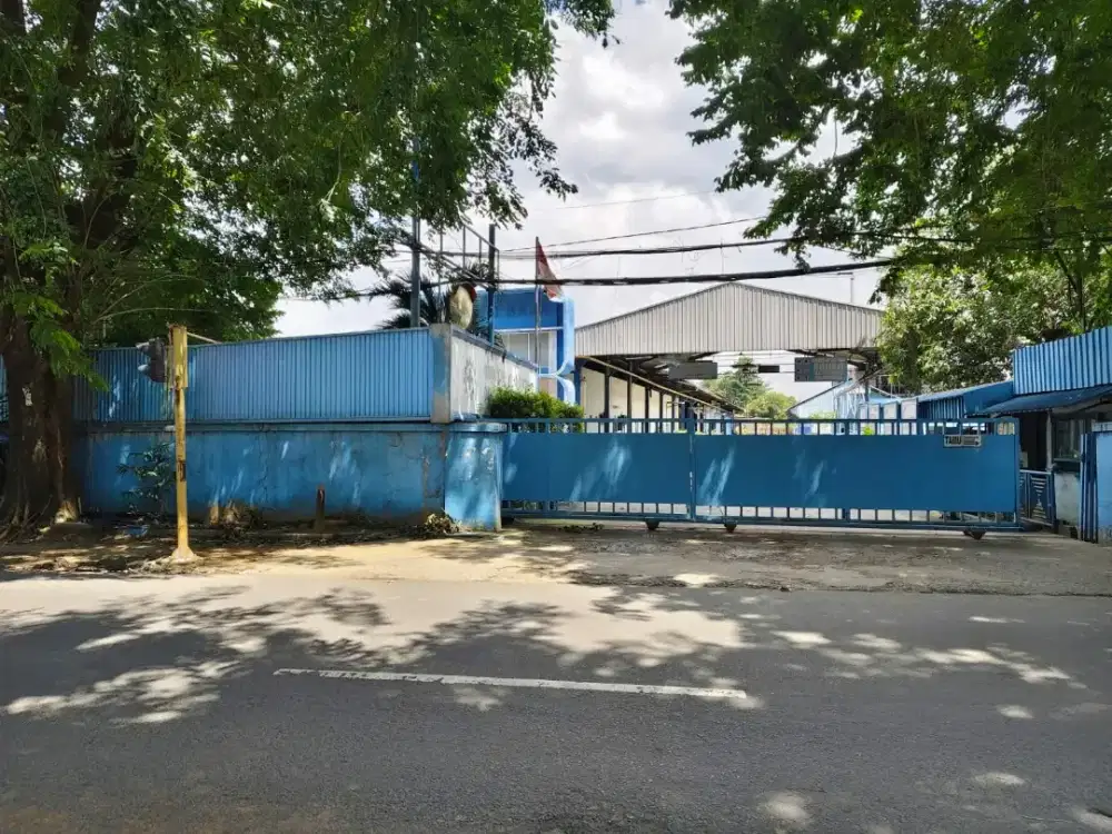 Tanah padat ex Pabrik cocok cluster di Perjuangan Teluk Buyung Bekasi