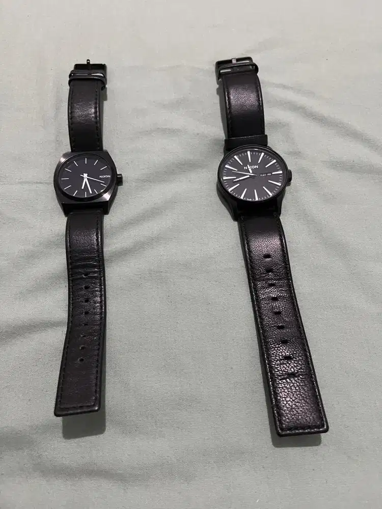 Jam tangan couple pria wanita nixon hitam