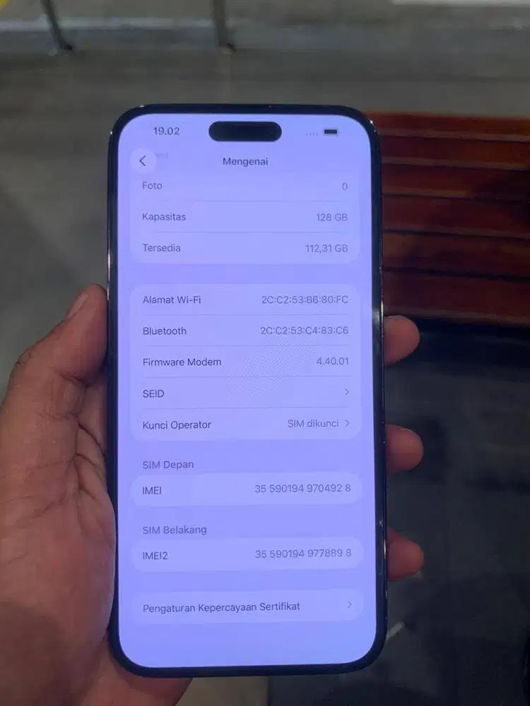 Iphone 14 Promax 128GB Inter