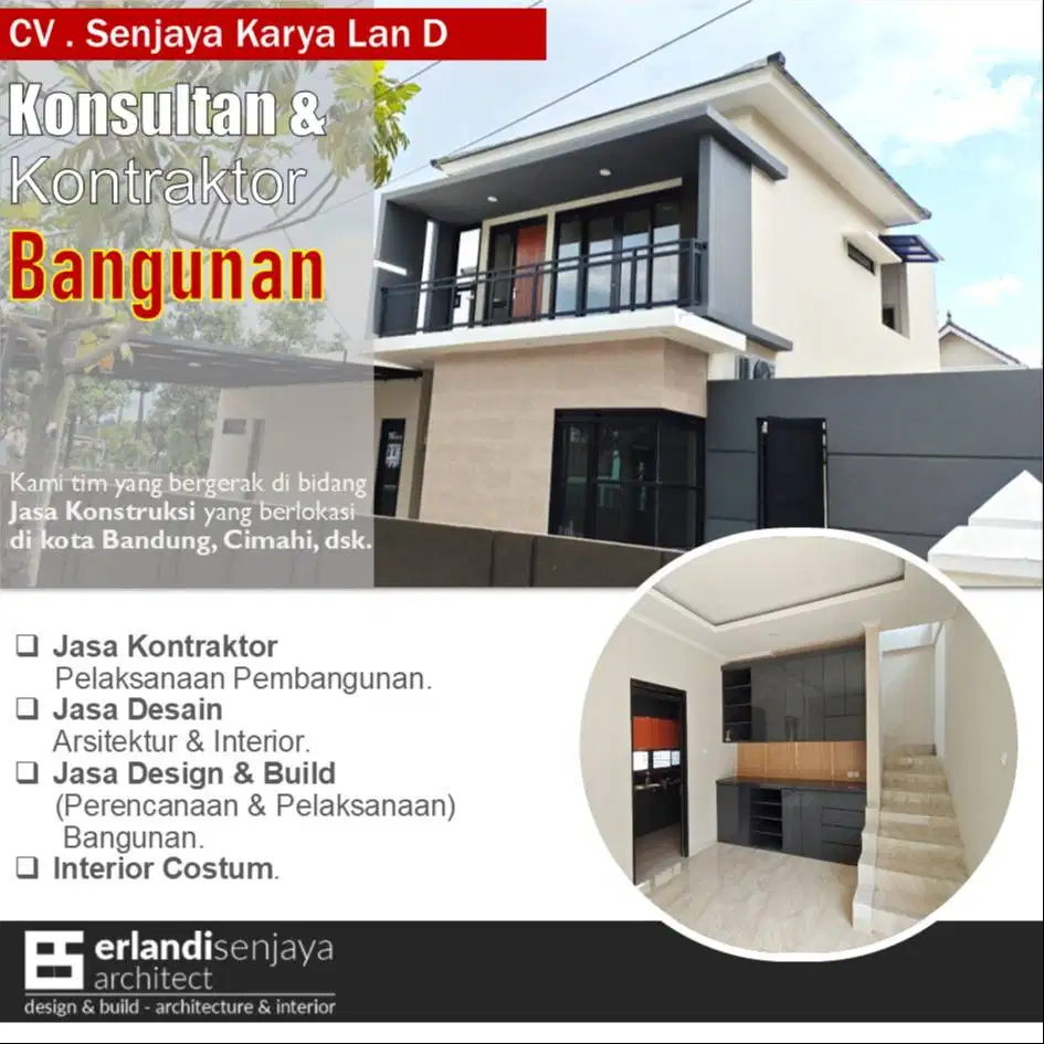 Jasa Arsitek & Interior/ Kontraktor/ Renovasi/ Tukang/ Kitchen Set