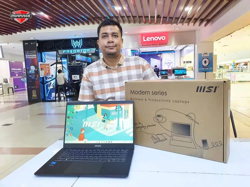 PROMO! MSI Modern 14 C13M-1468ID | i3 Gen 13 | 8GB | SSD 512GB