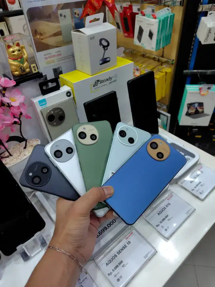 SHARP SENSE 10 e-SIM 5G 8/256 FREE VOUCHER 1,2 JTA &ASESORIES