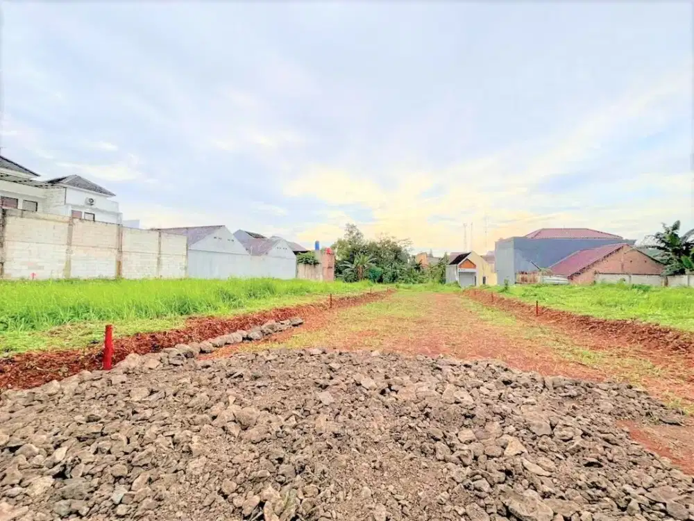 Kavling Row Jalan 7 meter, Cuma 12 Menit ke Tol Jatiasih