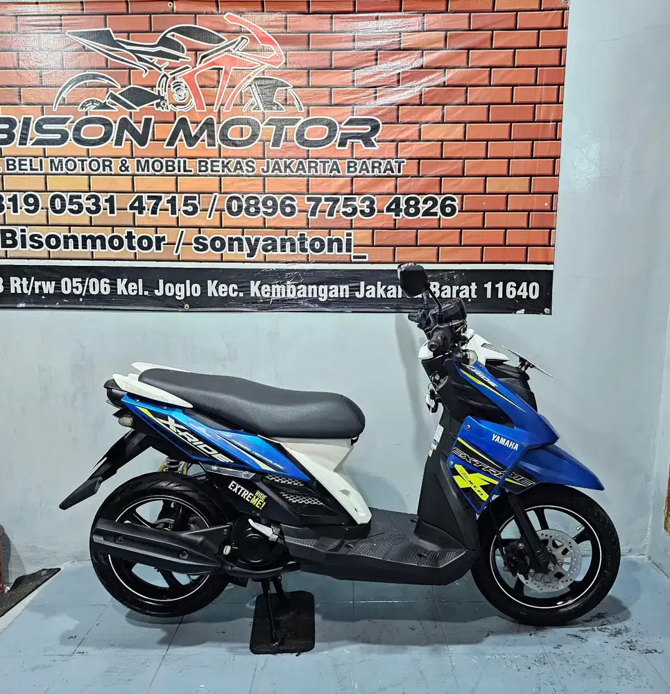 TERAWAT! YAMAHA XRIDE X RIDE 115 CC FI TAHUN 2015 BIRU PUTIH