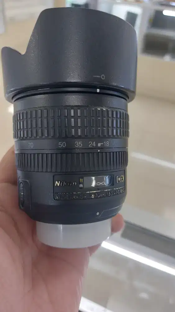 Lensa nikon 18-70mm DX ed