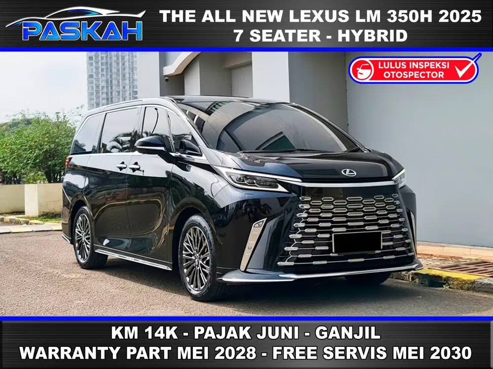 Bunga 4% KM=14k Ganjil Lexus LM350H Hybrid 2025 LM350H 2025 7 seater