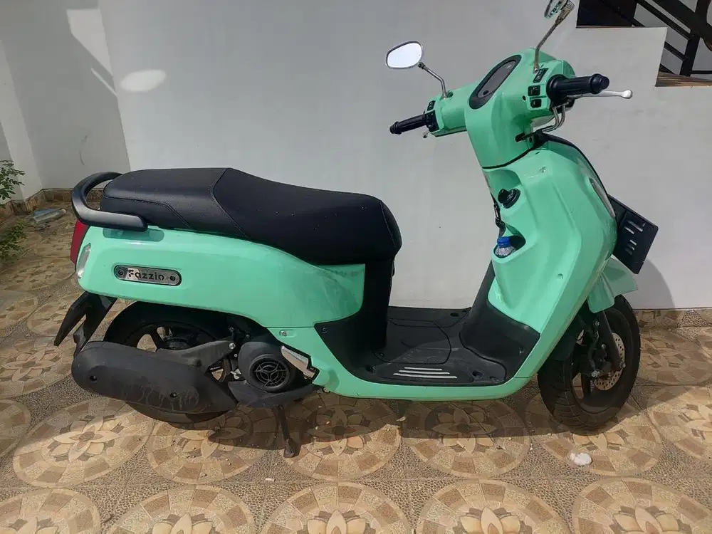 Yamaha Fazzio 2024 Green Mint Kondisi Gress