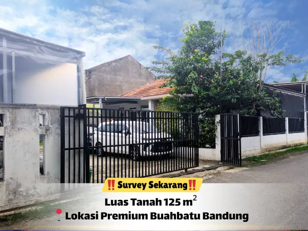 Peluang Punya Tanah di Buahbatu Bandung 125 m²