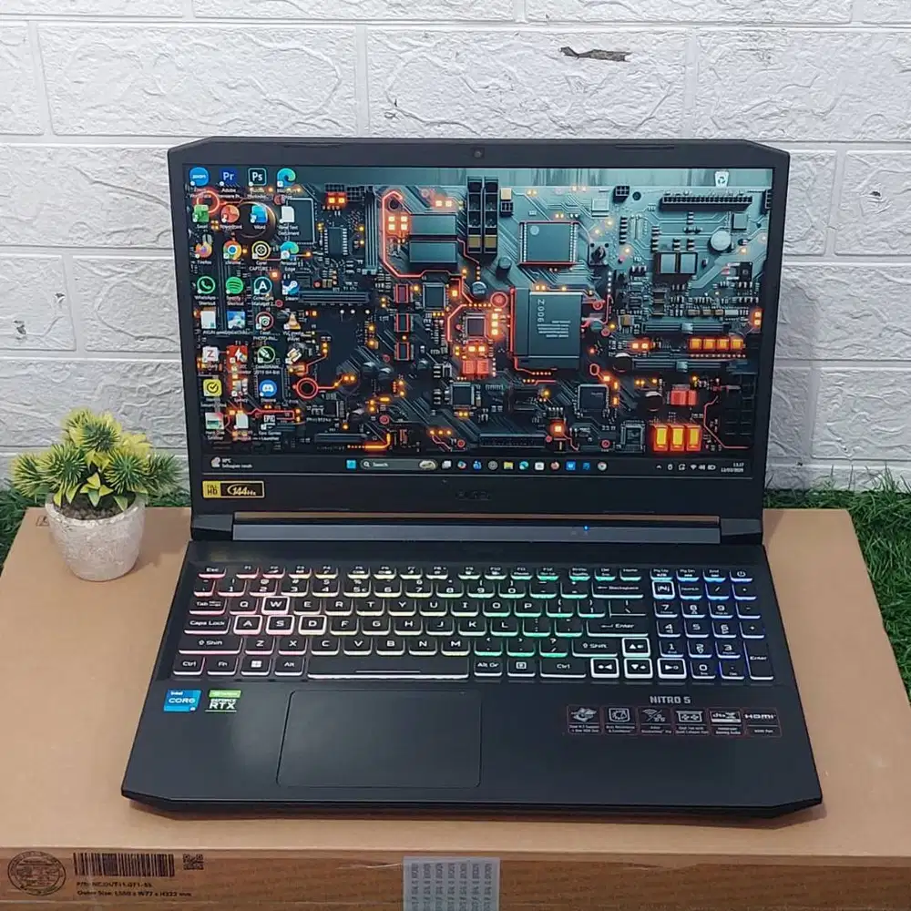 ACER NITRO AN515-57 INTEL CORE i5-11400H RAM 16GB SSD 512GB NVIDIA RTX
