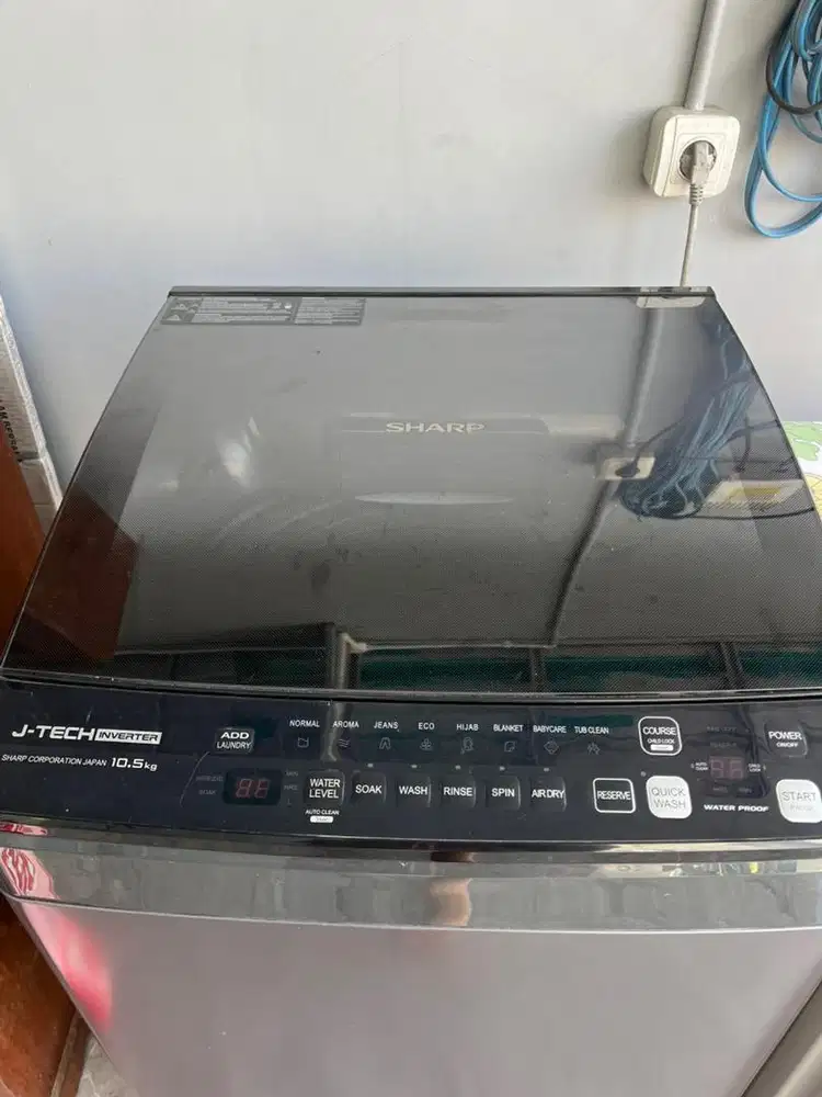Mesin cuci sharp 10.5kg inverter