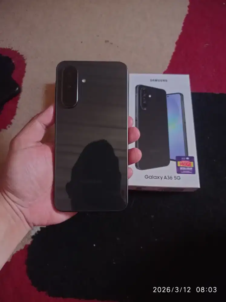 BISMILLAH SAMSUNG A36 5G RAM 8/256 FULSET MULUS