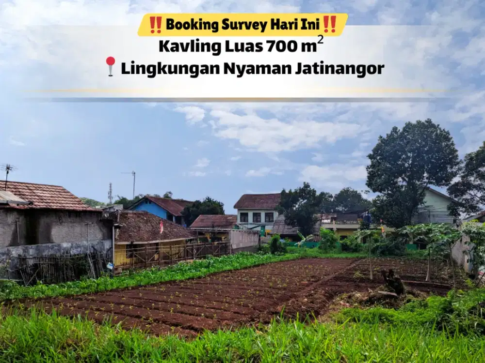 Dijual Tanah 700 m² – Akses Aspal & Siap Bangun