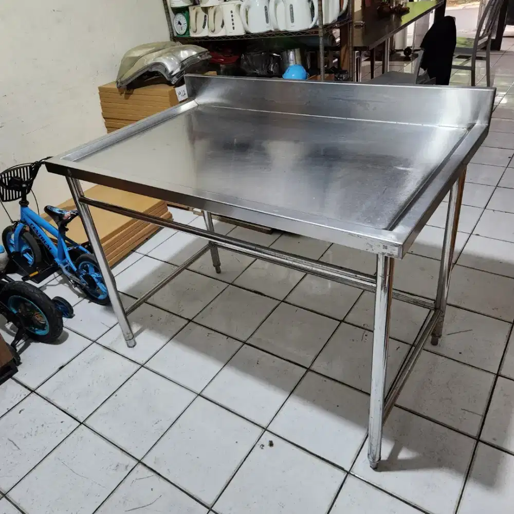 Meja Stainless 120x75/Meja Prepare/Meja Dapur MS1