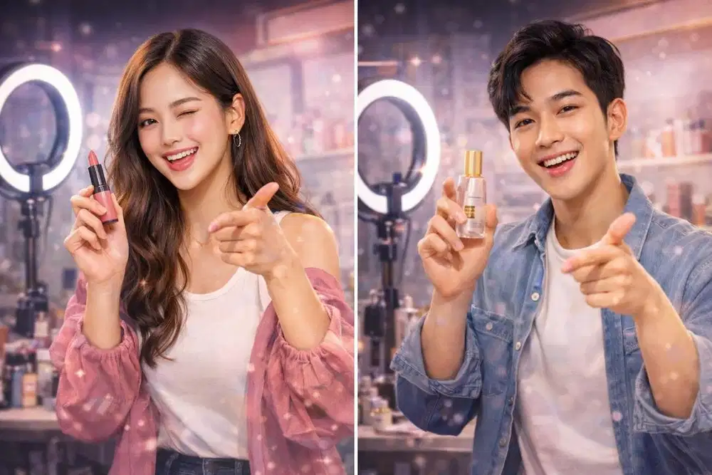 HOST LIVE STREAMING BEAUTY PRODUK