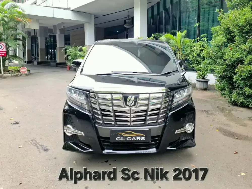 Alphard Sc 2017 Cash Hitam Toyota 2.5 Cbu Japan