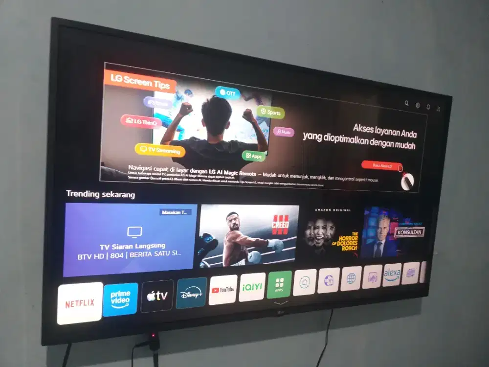 Smart tv LG 50 inch 4k UHD android digital