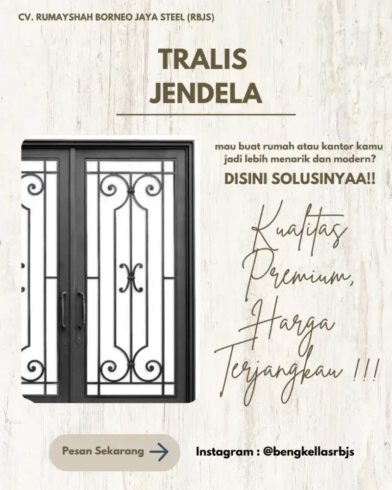 TRALIS JENDELA ANTI KARAT