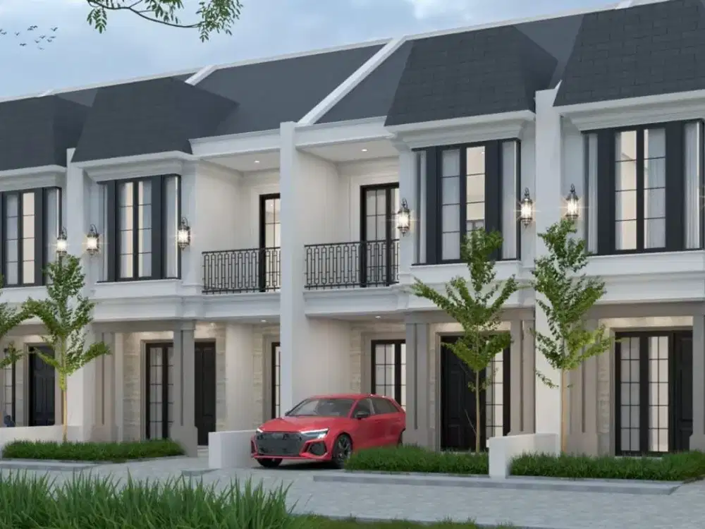 Rumah Murah Cluster Bangunan 2 Lantai Dekat Stasiun Banjar