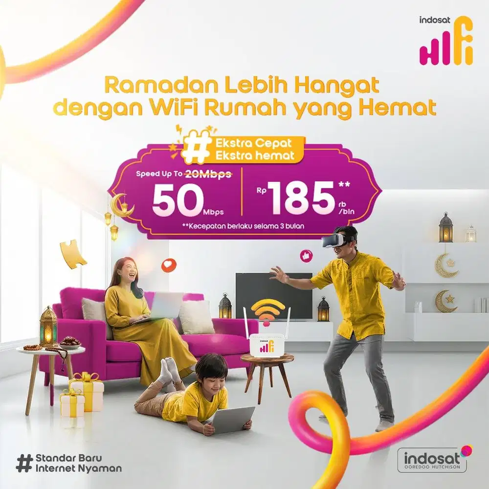 Promo Internet Wifi Indosat Hifi - Ex MNC Play